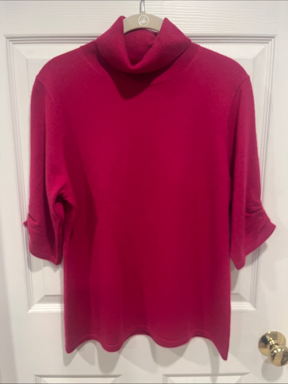 Elie Tahari Turtleneck Sweater in Rose